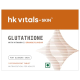 Hk Vitals Glutathione, Orange, 1 Effervescent Tablet (Sample Pack) | L-Glutathione With Vitamin C & E | For Skin Glow & Hydration