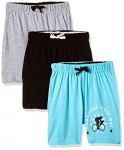 Cloth Theory Boys’ Shorts (Combo Pack Of 3)(Icwn Bshrt 012_Multicolour_2-3 Years)