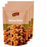 Nutzy Premium Dates (Yellow Dates/ Peela Khajoor, 600G)