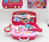 Brunte Indian Doll House Beauty Set Great Playset Toys With Bus Kind Case For Kids