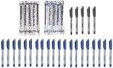 Amazon Brand – Solimo Gel Pens And Refills (Set Of 25 Pens And 10 Refills)