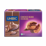 Unibic Cookies, Choco Kiss Cookies, Choco Cream Filled Cookies, Choco-Centred Biscuits, Made For Chocoholics, Chocolate Indulgence, 250G