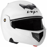 Vega Crux Crx-W-M Flip-Up Helmet (White, M)