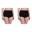 Jockey Women’S Boy Leg Short (Ss04_Black_M) And Women’S Boy Leg Short (Ss04_Black_S)