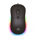 Ant Esports Gm40 Wired Optical Gaming Mouse With Rgb Led, Lightweight And Ergonomic Design, Dpi Upto 2400, Compatible With Windows And Mac