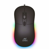 Ant Esports Gm40 Wired Optical Gaming Mouse With Rgb Led, Lightweight And Ergonomic Design, Dpi Upto 2400, Compatible With Windows And Mac