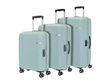 American Tourister Pp Liftoff+ Trolley Bag With Tsa Lock & 8 Wheel, Hard Check-In Suitcase For Travel With Double Wheel, Seafoam Blue, 55,67,79 Cm (Small +Medium +Large), Set Of 3Pc (Me5 (4) 11 904)
