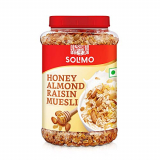 Amazon Brand – Solimo Honey, Almond And Raisin Muesli, 1Kg