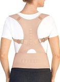 Glowmira Unisex Magnetic Back Braces Waist Wide Straps Support Pain Relief Posture Corrector Brace Therapy Shoulder Back Support Belt For Women And Men (M-Size)