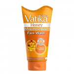 Dabur Vatika Honey Moisture Boost Face Wash With Almond And Aloevera – 150Ml |Dermatologically Tested|Paraben Free |For Moisturization