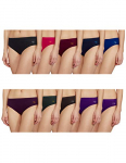 Rupa Jon Women’S Cotton Panty (Pack Of 10)(Colors May Vary)(Jn Ash Pln Pnty-Po10_Assorted_100/Xx-Large)