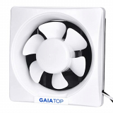 Gaiatop Wall Exhaust Fan 6 Inch 28W Home Ventilation Fan With Thick Inline Power Cord 220V Eu Plug For House, Kitchen, Attics, Garage Shed Pole Barn Hydroponic Basement