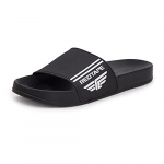 Red Tape Men’S Rff075 Black Pool Sliders-9 Uk
