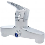 Amazonbasics Brass Front Handle Shower Mixer Valve – Polished Chrome Finish