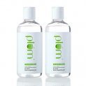 Plum Hello Aloe No-Stick Hand Cleansing Gel Sanitizer Pack Of 2 | For All Skin Types | Non-Sticky Hand Cleanser | Light Weight Gel | Aloe Vera Juice | 100% Vegan | 290 Ml X 2