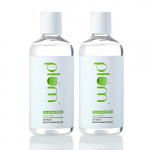Plum Hello Aloe No-Stick Hand Cleansing Gel Sanitizer Pack Of 2 | For All Skin Types | Non-Sticky Hand Cleanser | Light Weight Gel | Aloe Vera Juice | 100% Vegan | 290 Ml X 2