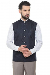 Van Heusen Men’S Synthetic Waistcoat (Vhwccslfn96533_Navy_Xs)