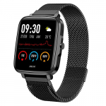 Helix By Timex Smart 2.0 Large 1.55″ Display Full Touch Smart Watch With Continuous Body Temperature Monitor, Ip68(Dustproof And 3M Water Resistant), Hrm, Sleep And Activity Tracking, 10 Sports Modes And Up To 15 Days Of Battery Life