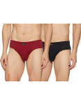 Peter England Men’S Solid Brief (Piwbrdbk9146024_Red_X-Large)