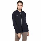 Nivia Neo-4 Women’S Polyester Jacket (Navy, Medium)