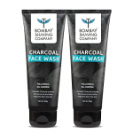 Bombay Shaving Company Charcoal Face Wash, Fights Pollution And Acne, Oil Control For Men – 2 X 100G (Value Pack Of 2)
