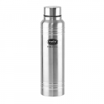 Cello Mileage Stainless Steel Water Bottle, 1000 Ml, Set Of 1, Silver