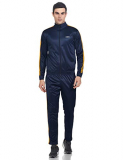 Fusefit Men’S Sp Stripe Track Suit, Navy/Yellow, Small (Ffa-Mo008-01-S)