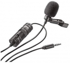 Boya By-M1 Omni Directional Lavalier Condenser Microphone – (3Rd Generation Upgraded With Extra Features) For Canon Nikon Sony Iphone 6 Plus Dslr Camcorder Audio Recorder (Black, 6M)