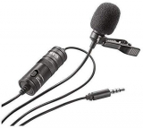 Boya By-M1 Omni Directional Lavalier Condenser Microphone – (3Rd Generation Upgraded With Extra Features) For Canon Nikon Sony Iphone 6 Plus Dslr Camcorder Audio Recorder (Black, 6M)
