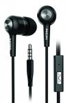 Philips Audio She1505 Wired In Ear Earphones With Mic (Black)