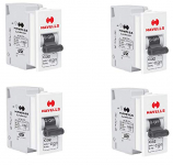 Havells Coral 32A Single Pole Mini Mcb (White, Pack Of 4)