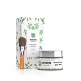 Tencha Essentials – Matcha Detox Clay Mask With Mask Applicator Brush For Even Skin Tone | Reduces Inflammation, Acne & Excess Oil | Repairs & Hydrates Skin, 50 Gms