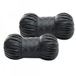 Kingsway Dumbbell Shape Neck Rest Cushion For Honda Wrv 2017 – 2019, Leatherette, Black, Set Of 2 Piece