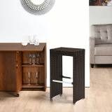 @Home By Nilkamal Daniel Bar Stool (Mocha Brown)