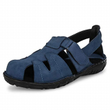Burwood Men Bwd 18 Blue Leather Sandals-7 Uk/India (41Eu) (Bw 81)