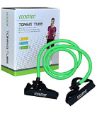 Cockatoo 30Lbs Resistance Band Or Toning Tube With Foam Handle With Extra Heavy Tension, 1 Year Warranty On Mfd Defect