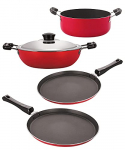 Nirlon Non-Stick Aluminium 4 Piece Chemical Free Healthy Kitchenware Set At Best Price