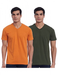 Amazon Brand – Inkast Denim Co. Men’S Regular T-Shirt (Ss21Inkvnpo2_Cobalt Blue & Rifle Green S)