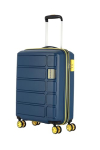 Kamiliant By American Tourister Harrier Zing 56 Cms Small Cabin (Pp) Hard Sided 8 Wheels Spinner Luggage/Suitcase/Trolley Bag (Navy) (Double Wheel)