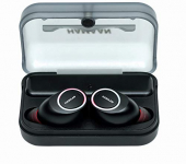 Hamaan Tws-1 Truly Wireless Waterproof Bluetooth 5.0 Earbuds With Mic & Wireless Charging Case For Iphone Android Laptop Ipad (Black)