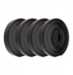 Koxtons Amazon Brand – Koxtons 20 Kg (5 Kgx4) Free Weights Combo, Pvc, Black