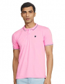 Van Heusen Men’S Solid Regular Fit Polo (Vskp517S011423_Pink_S)