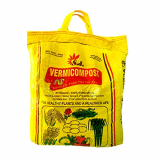 Kraft Seeds Vermicompost For All Kinds Of Plants 10Kg, Black Gold, Complete Food For The Soil, Enriched With Cow Urine, 100% Organic