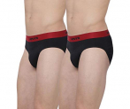 Levi’S Men’S Premium Cotton Stretch 200 Sf Solid Classic Brief (Pack Of 2)