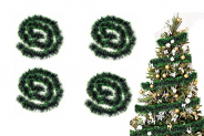 Collectible India Tinsel Garlands For Christmas Tree Decoration – Christmas Decorations Item For Home Hanging Door Wall Decorative Strings (Pack Of 4 Pcs)