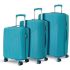 Kamiliant By American Tourister 3 Pc Harrier Edge 8W Set 56 Cm, 68 Cm & 78 Cm – Small, Medium & Large Polypropylene(Pp) Hardside 8 Wheels Spinner Luggage Set/Trolley Bag Set (Slate Grey)