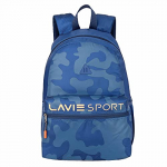 Lavie Sport Makena 24 Litrs Latest Backpack | College Bags For Girls & Boys (Indigo Blue)