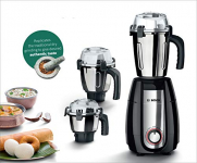 (Renewed) Bosch Truemixx Pro 750-Watt Mixer Grinder With 3 Jars (Black), Standard